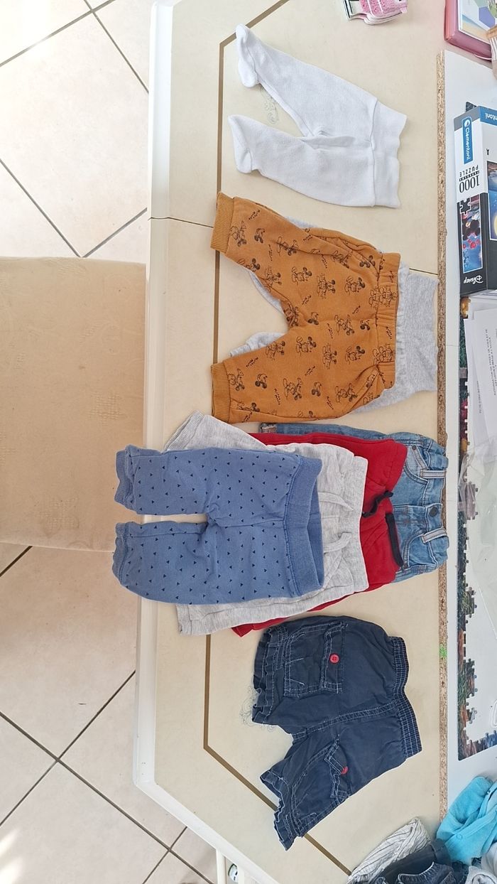 Lot pantalons 3 mois