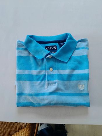 Polo rayé Chaps modèle natural strech grand L