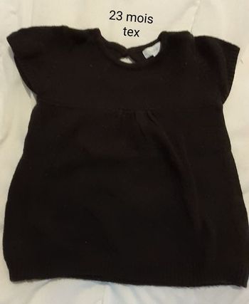 Pull sans manche fille