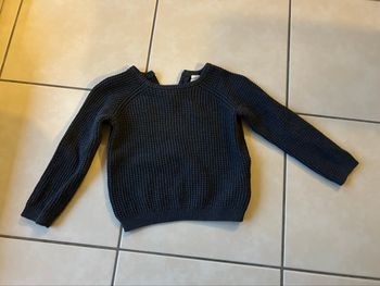 Pull en mail coton gaufrée 2/3 ans H&M
