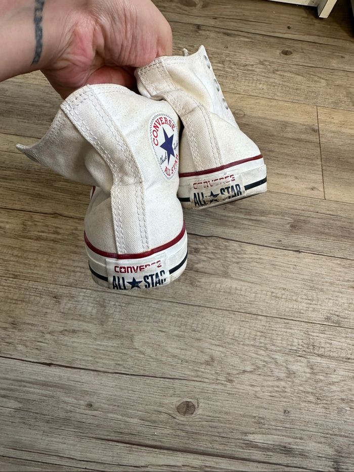 Converse  haute taille 39 sans lacets - photo numéro 7