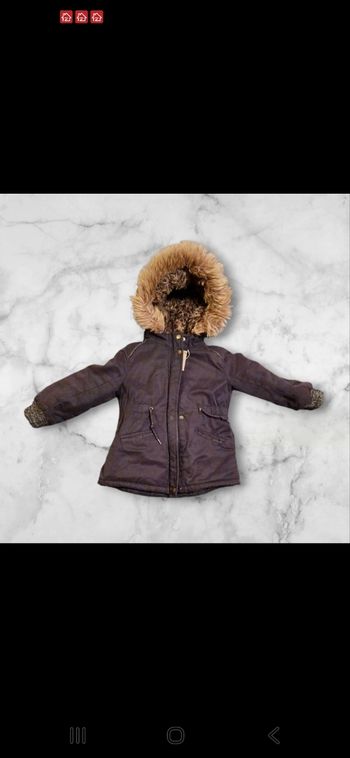 Manteau hiver fourré 4 ans