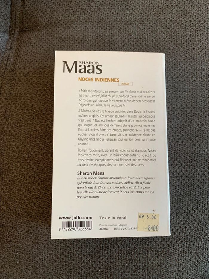 Livre Noces indiennes Sharon Maas - photo numéro 2