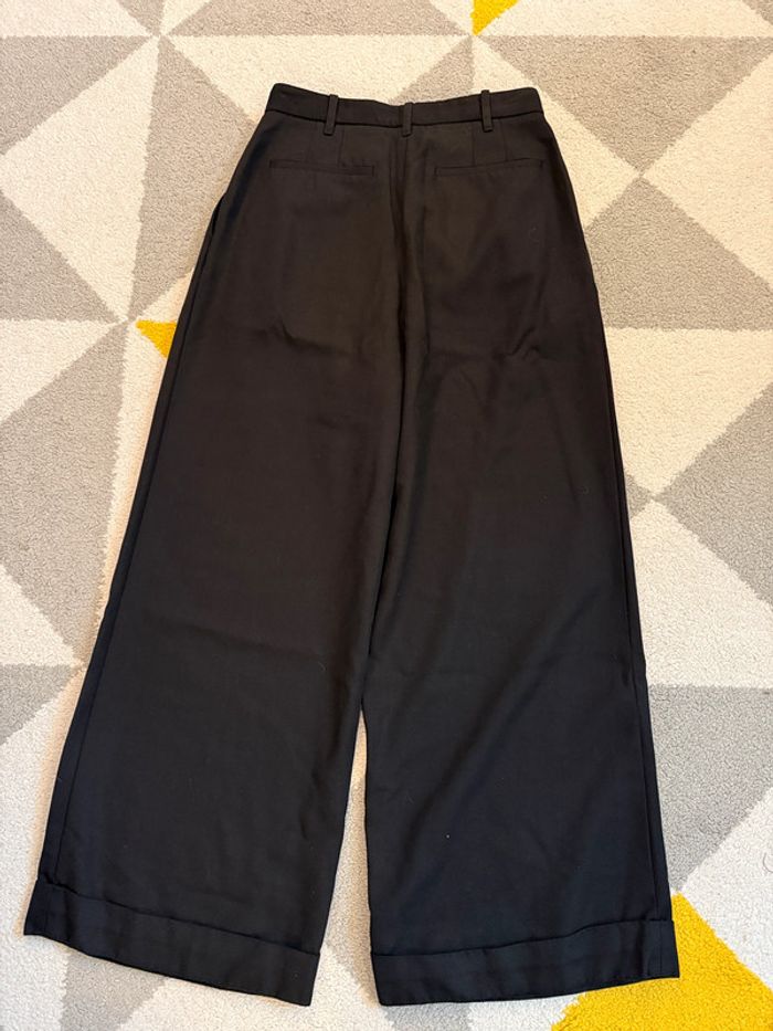Pantalon à jambes larges en laine Barbara Bui Taille 36 - photo numéro 2
