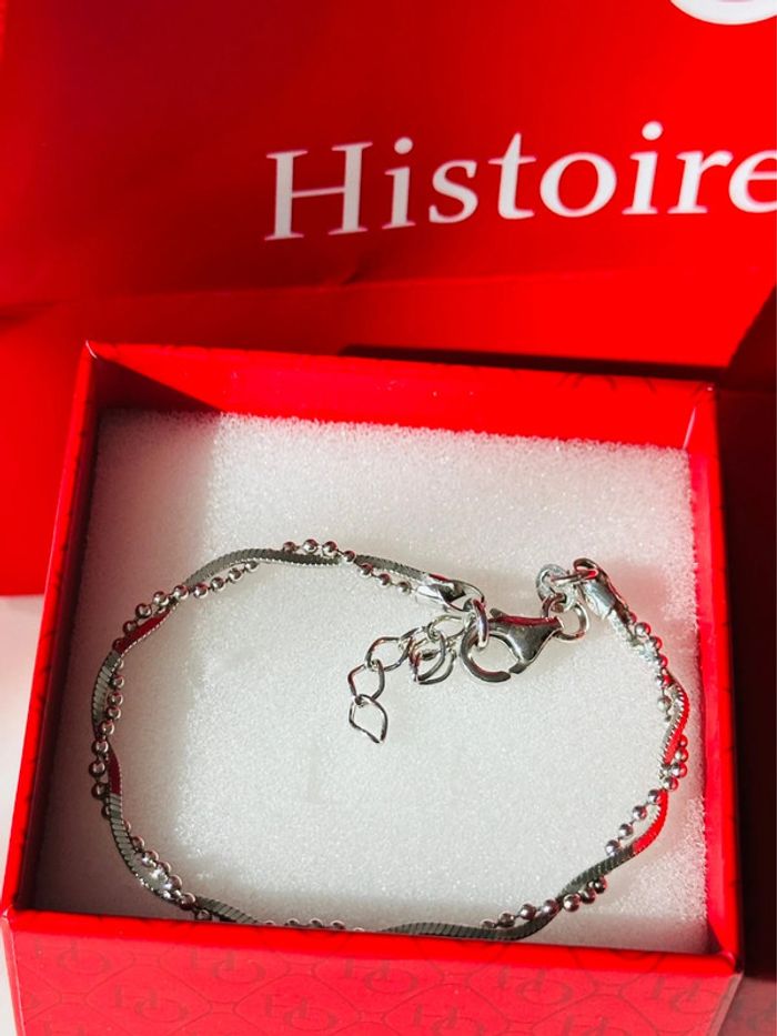 Bracelet torsadé argent - photo numéro 2