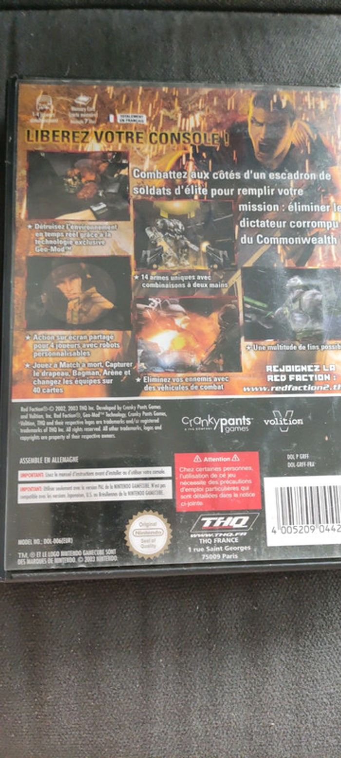 Red faction 2 nintendo gamecube - photo numéro 3