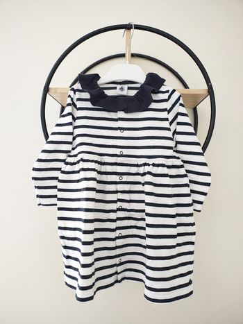 24 mois 2 ans robe à col claudine petit bateau