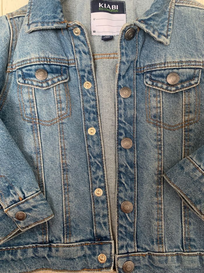 Veste jeans bleue 24 mois Kiabi - photo numéro 5
