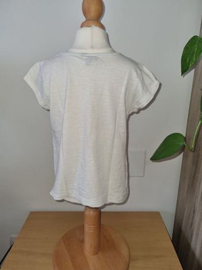 T-shirt beige chiné MC TAO 4 ans - photo numéro 3