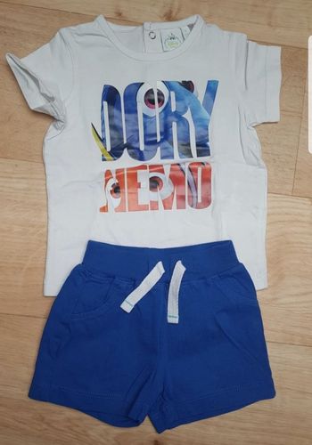 Ensemble t-shirt manches courtes + short Nemo