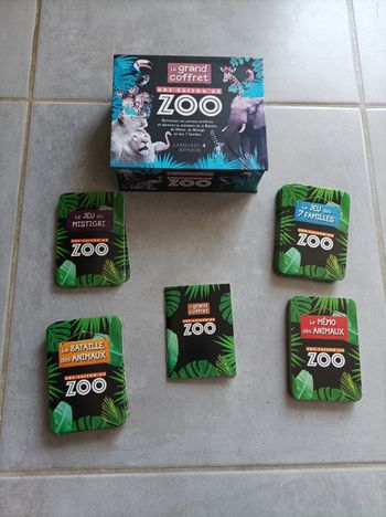 Grand coffret " une saison au zoo" complet