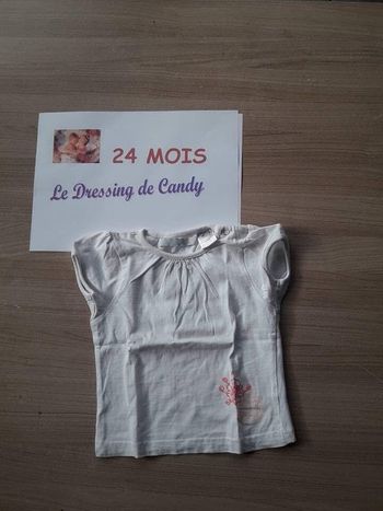 T-shirt fille 24 mois 