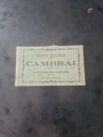 Ancien album souvenir de cambrai