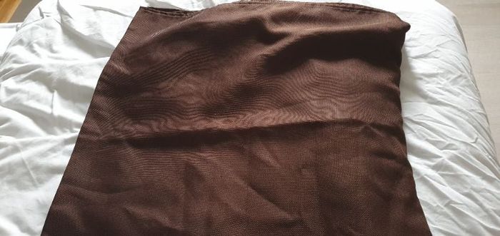 Nappe de couleur chocolat