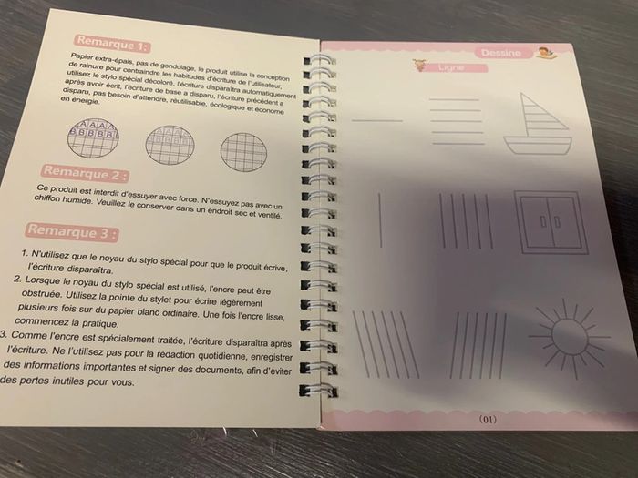 Cahier magique Livre d’apprentissage de dessins - photo numéro 2