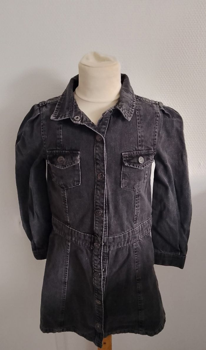 Robe jean noir Kiabi 8 ans