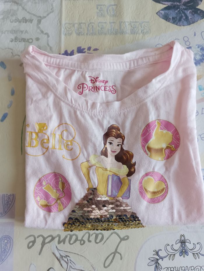 T-shirt Disney Princesse 4/5 ans - photo numéro 5