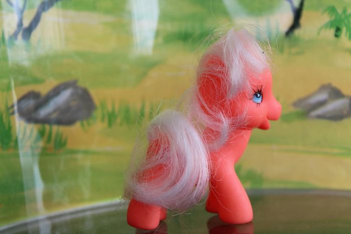 Poney orange vintage - photo numéro 4