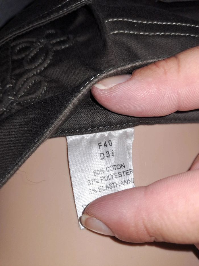 Pantacourt femme taille 40 - photo numéro 4