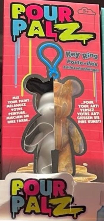 Ours porte clé à peindre 