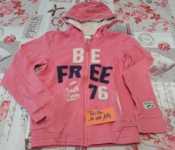 Veste zippé 10 ans fille