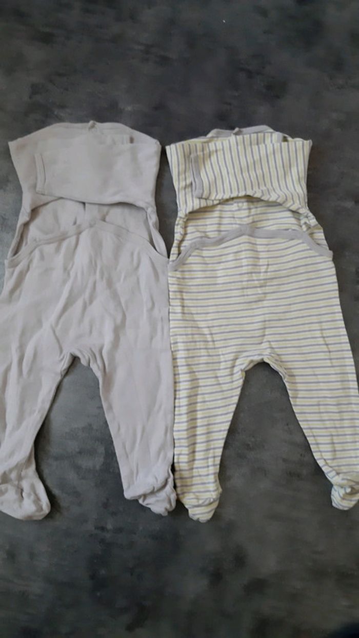 2 pyjamas grenouillère léger mixte - photo numéro 6