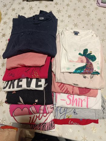 Tee shirts manches longues fille 10 ans 