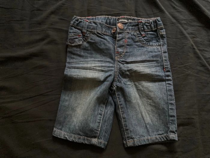Short en jeans in extenso 3 ans effet usé