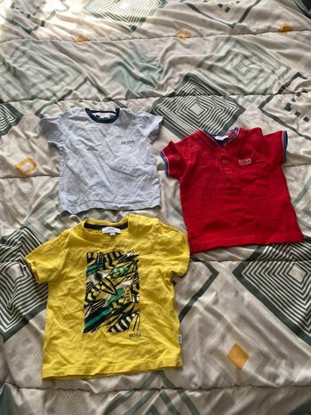 Lot de 3 t-shirt Hugo boss bébé 6 mois