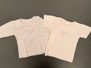 Lot 2 maillots de corps