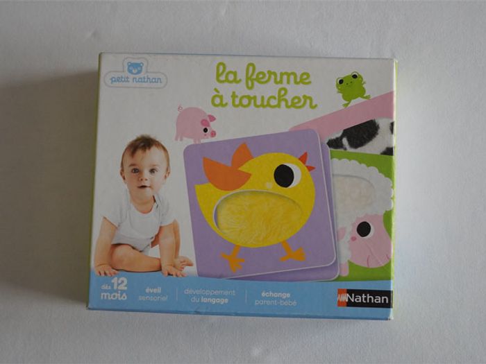 Jeu "La ferme à toucher" Nathan pour enfants (Dès 12 mois)