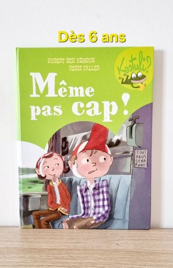 Livre premières lectures "Même pas cap !"
