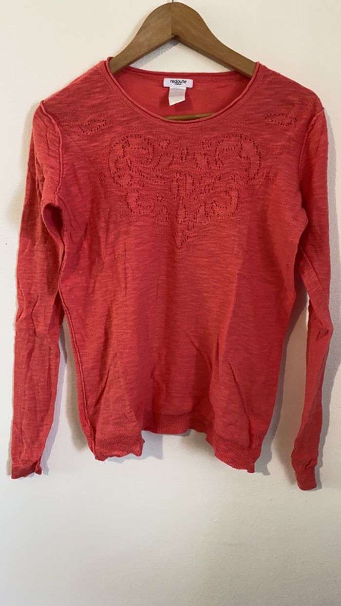 Pull fin corail