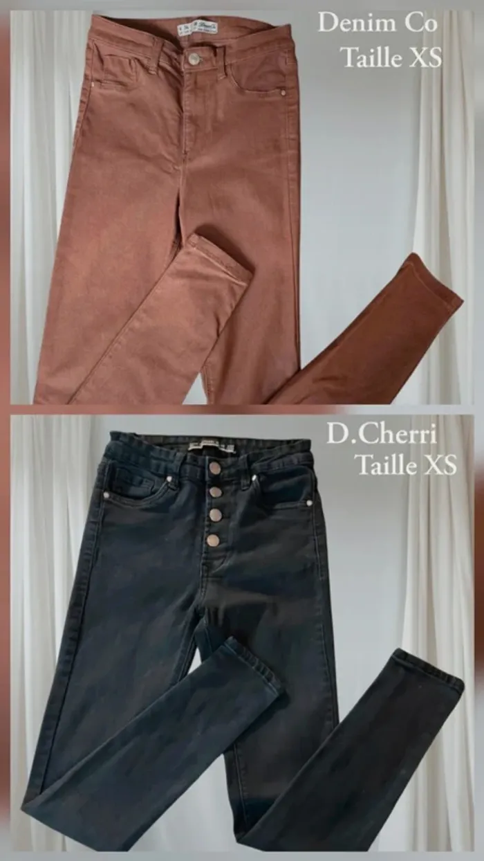 Lot pantalons skinny