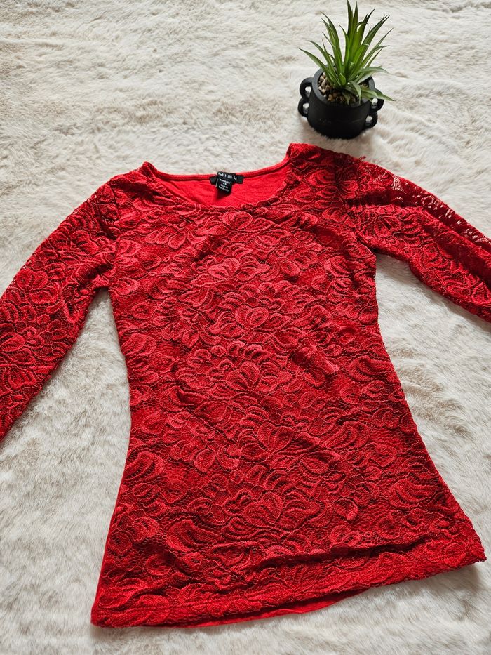 Top Rouge  Amisu -34/XS - photo numéro 2