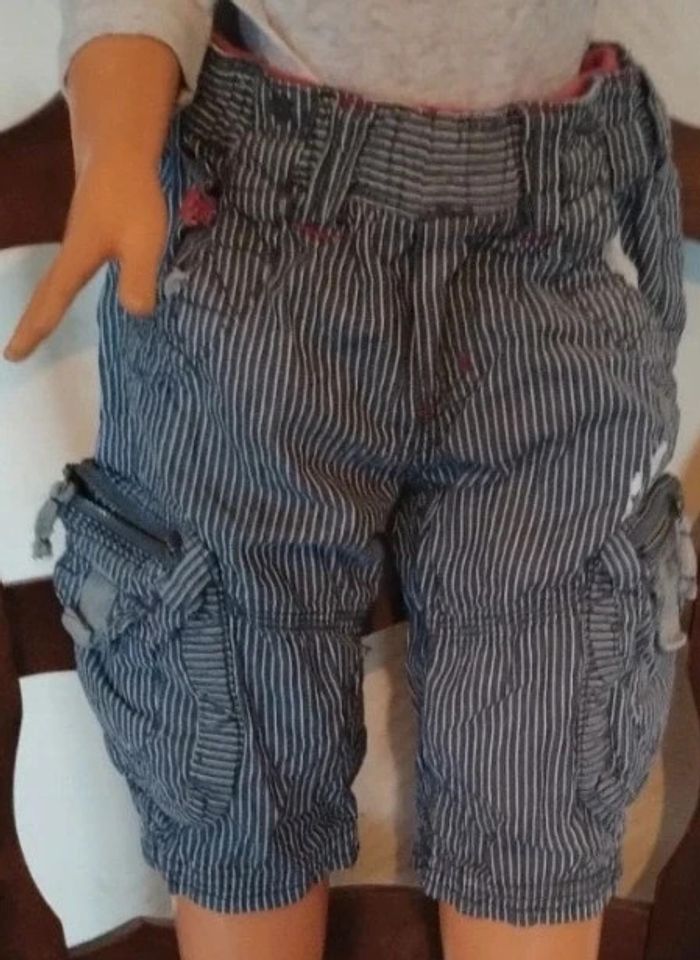 Short bermuda cargo rayé - photo numéro 3