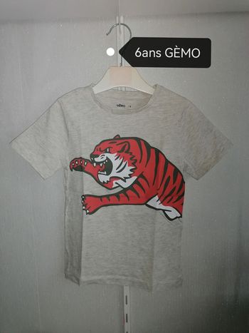 Tee-shirt tigre 6ans Gémo