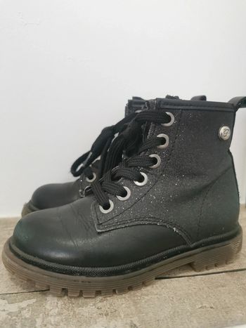 🌸Bottine noir pailleté taille24