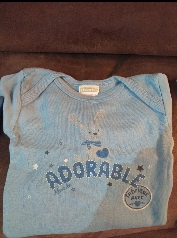 Lot de 6 bodies manches longues Absorba - photo numéro 3