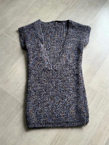 Robe laine hiver sans manche 40