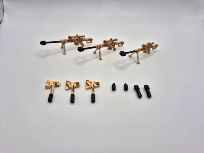 Lot d'armes mitraillette type lego pour militaires star wars comprend 10 pièces