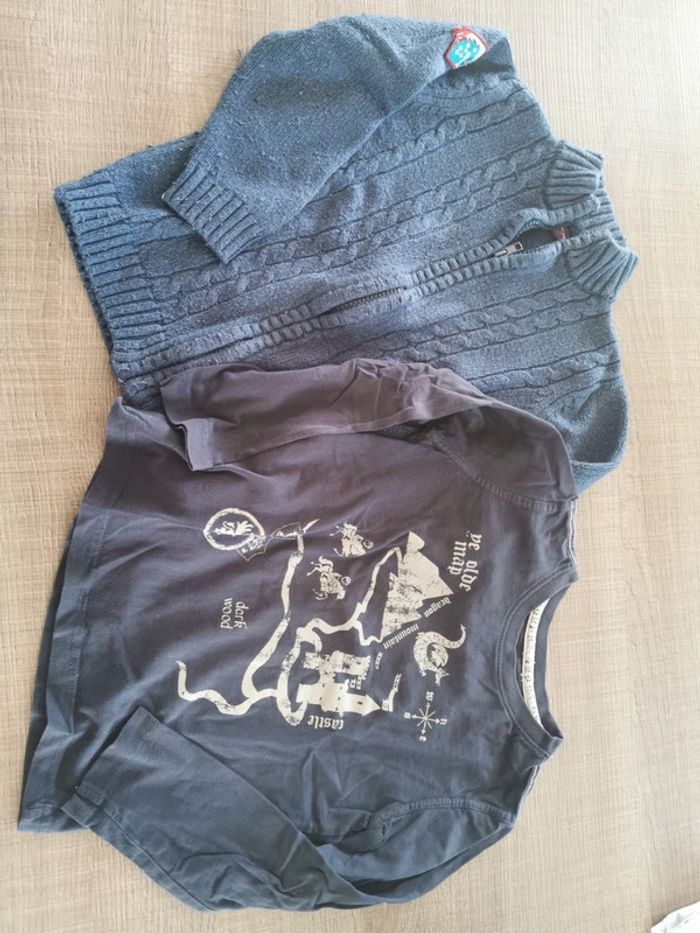 T-shirt et gilet Sergent major 6 ans