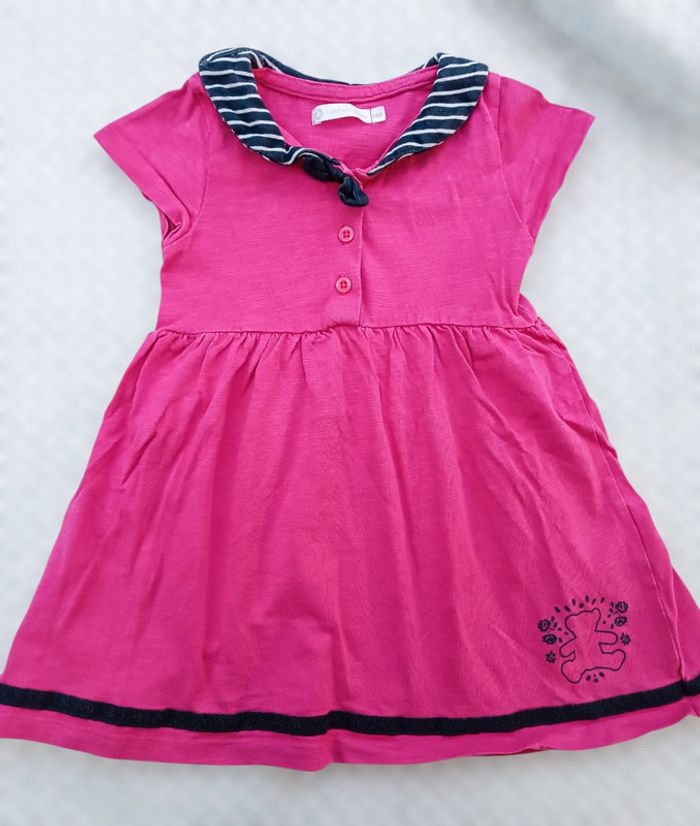 🔸Robe Fushia Fille Lulu Castagnette 24 Mois🔸 - photo numéro 2