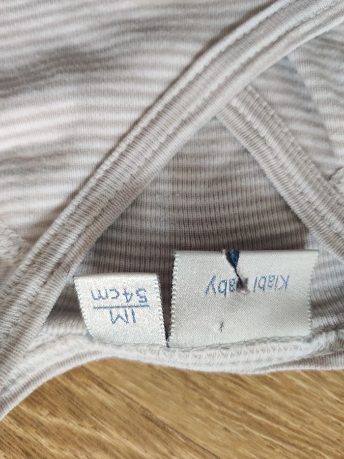 body 1 mois Kiabi - photo numéro 2