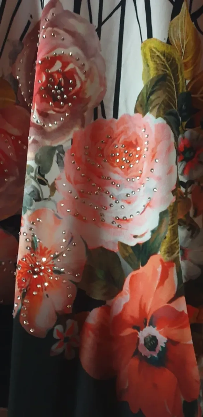 🎀 T-shirt grandes fleurs 🎀 - photo numéro 2