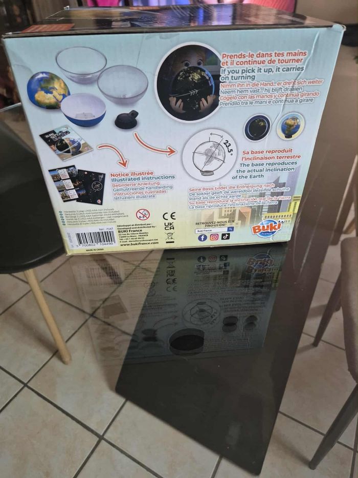 Globe city lights Buki lumineux la nuit rotatif - photo numéro 5