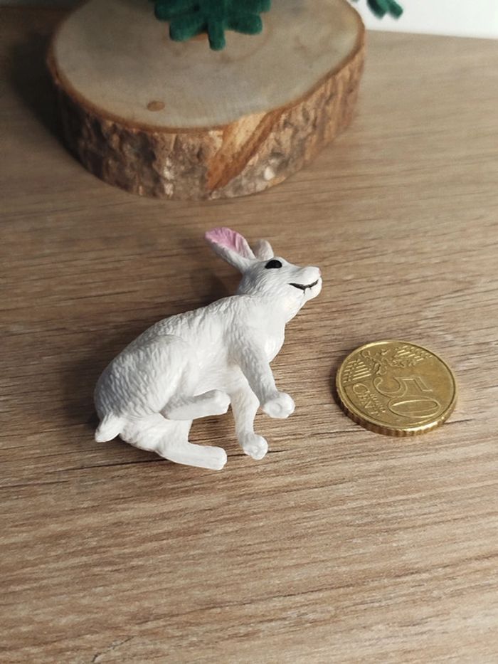 Figurine lièvre polaire Animal de la forêt - photo numéro 3