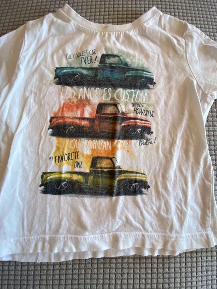 T-shirt voiture bébé garçon 18 mois - photo numéro 3