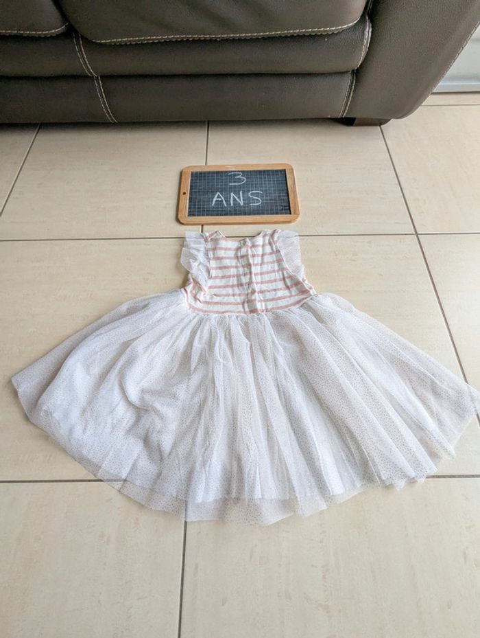 Robe de cérémonie en tulle Petit Bateau 36 mois - photo numéro 3