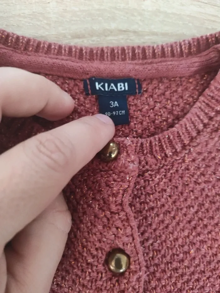Gilet fille kiabi - photo numéro 3
